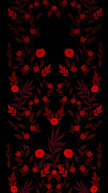 Red Flowers iPhone Wallpaper HD