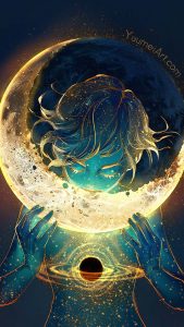 Shadow of Moon iPhone 14 Wallpaper HD