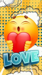 Smiley Love iPhone Wallpaper HD