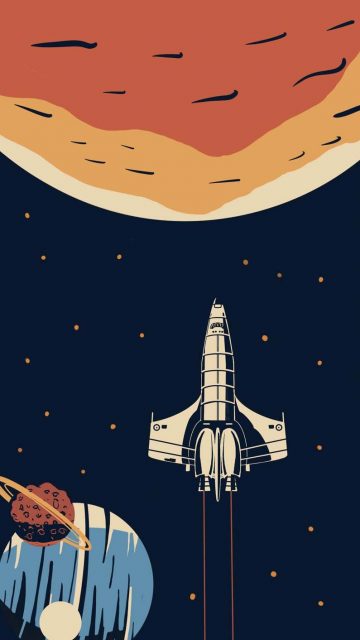 Space Journey iPhone Wallpaper HD
