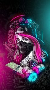 Tattoos and Money iPhone Wallpaper HD