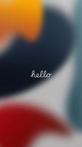 iOS Hello iPhone Wallpaper HD