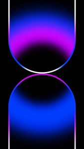 iPhone 14 Pro Wallpaper Purple Blue