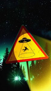 Alien Warning iPhone Wallpaper HD
