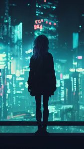 Alone Girl iPhone Wallpaper HD
