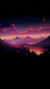 Amoled Scenery iPhone Wallpaper HD