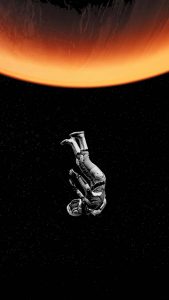 Astronaut Fall iPhone Wallpaper HD