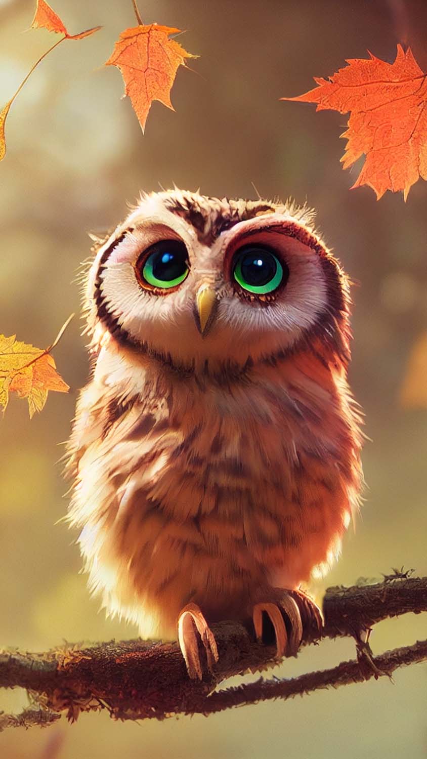 Autumn Owl IPhone Wallpaper HD - IPhone Wallpapers : iPhone Wallpapers
