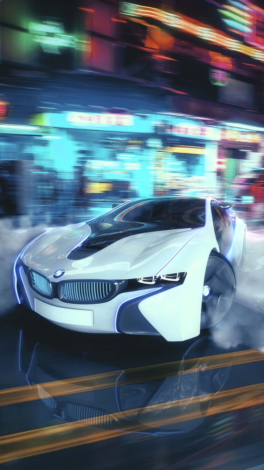 BMW EV Concept iPhone Wallpaper HD