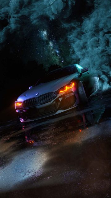 BMW RGB Lights iPhone Wallpaper HD