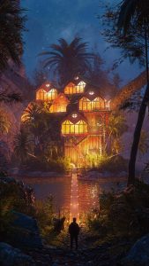 Beach House iPhone Wallpaper HD