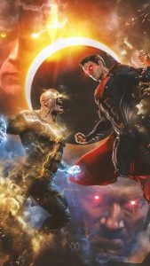 Black Adam vs Superman iPhone Wallpaper HD