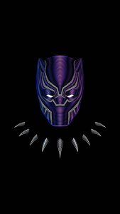 Black Panther Amoled iPhone Wallpaper HD