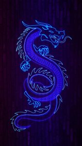 Blue Dragon iPhone Wallpaper HD