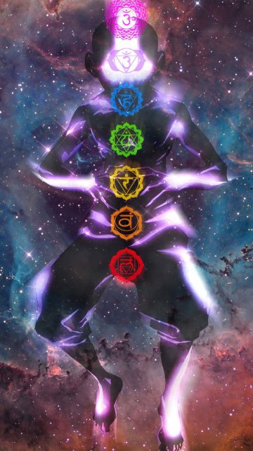 Body Chakras Meditation iPhone Wallpaper HD