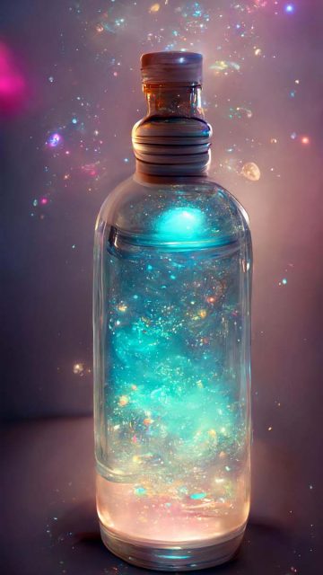 Bottle of Magic iPhone Wallpaper HD