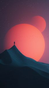 Calming Sun iPhone Wallpaper HD