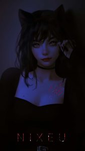 Cat Girl iPhone Wallpaper HD