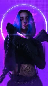 Cyber Assassin iPhone Wallpaper HD