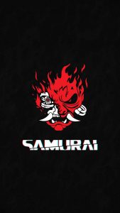 Cyberpunk Samurai iPhone Wallpaper HD