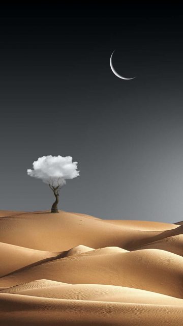 Desert Fantasy iPhone Wallpaper HD