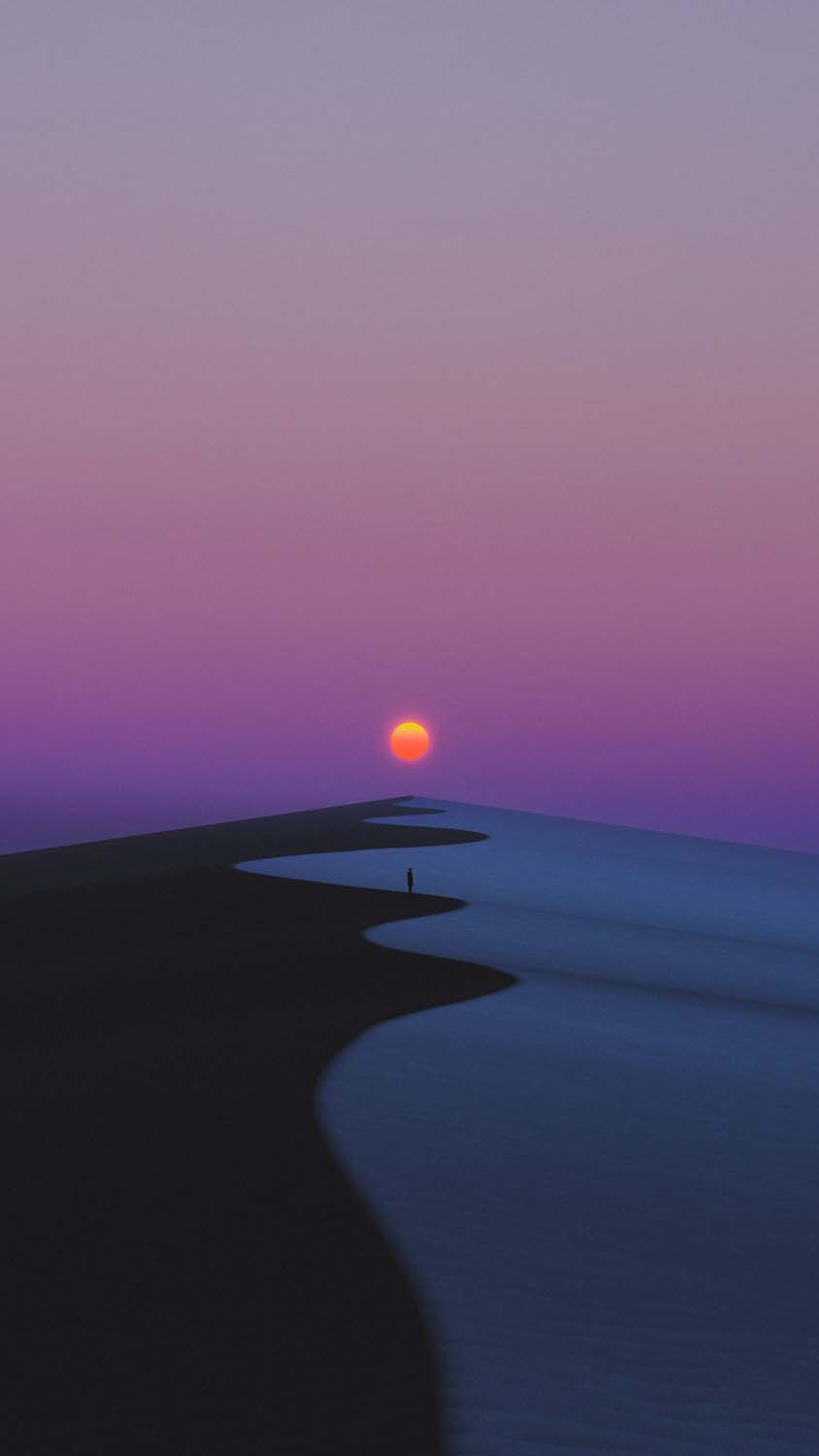 Desert Sunrise iPhone Wallpaper HD