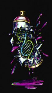 Graffiti DNA iPhone Wallpaper HD