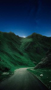 Green Route iPhone Wallpaper HD