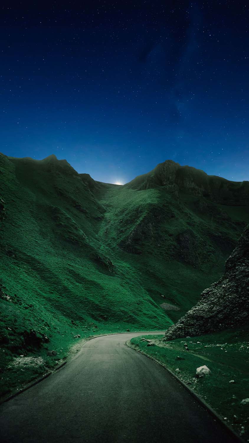 Green Route iPhone Wallpaper HD
