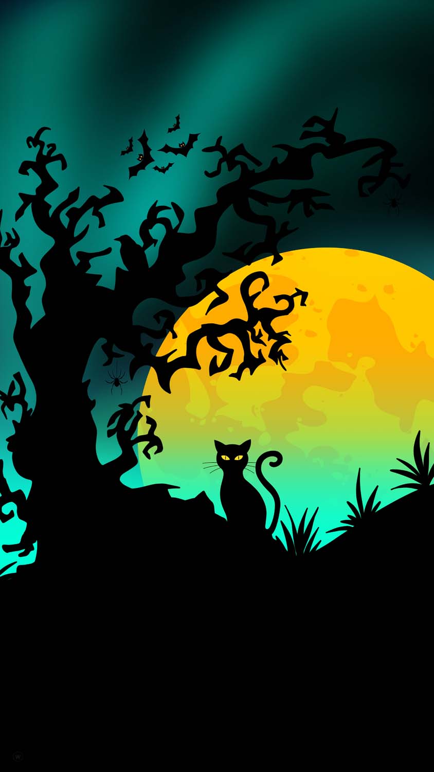 Halloween Moon 4K iPhone Wallpaper HD