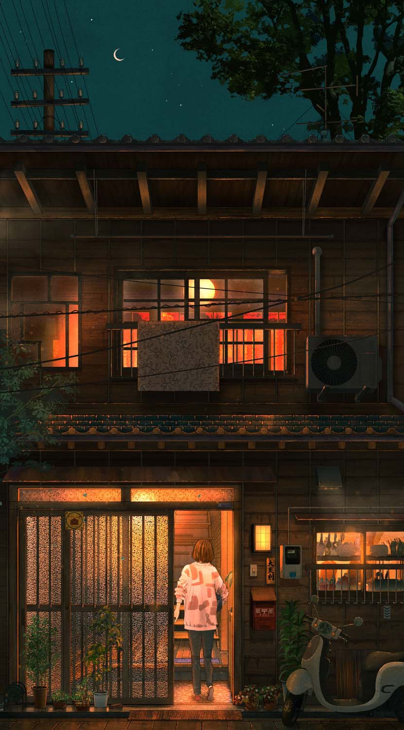 House in Japan iPhone Wallpaper HD