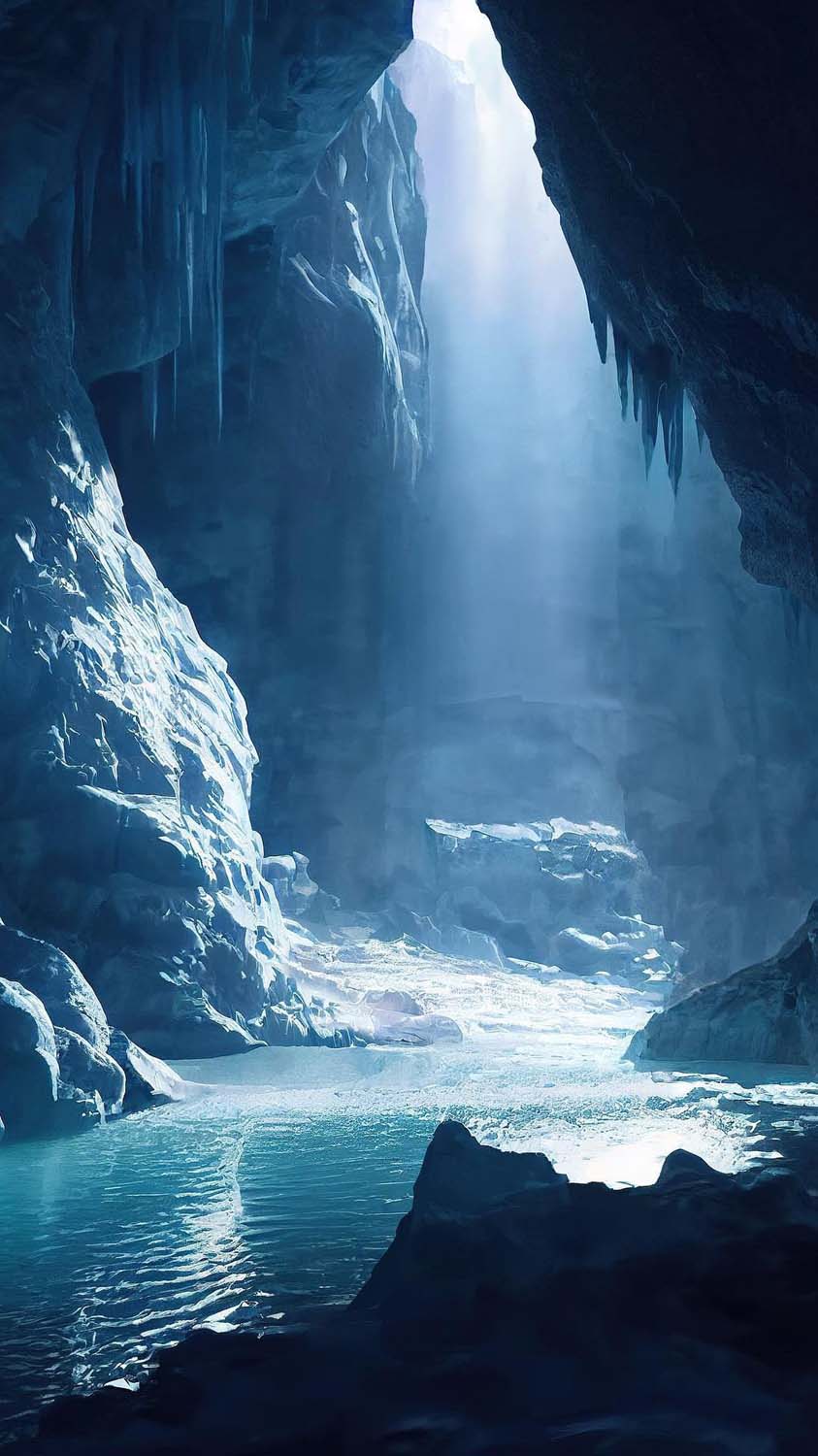 Ice Cave iPhone Wallpaper HD