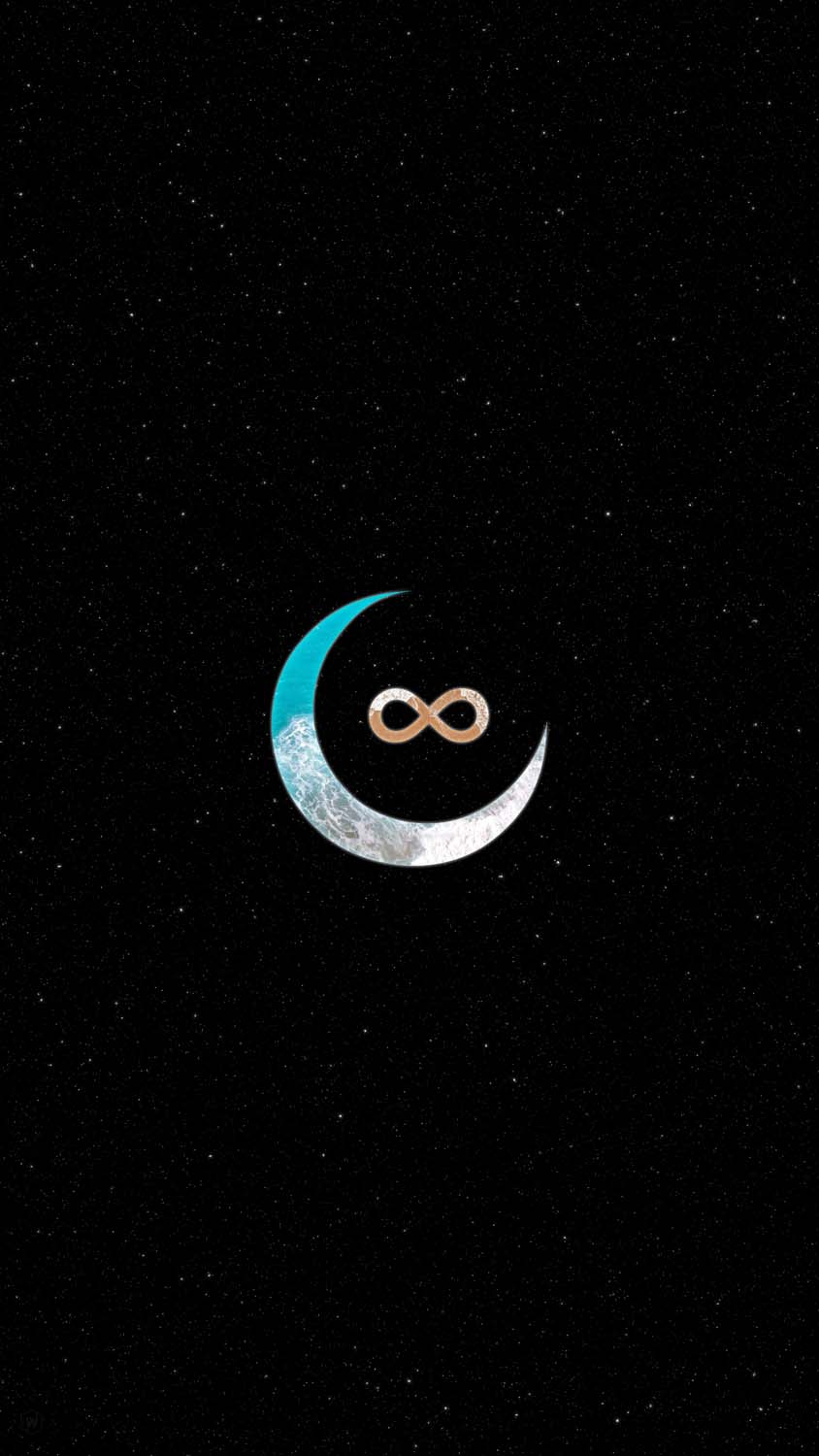 Infinite Moon iPhone Wallpaper HD