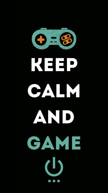 Keep Calm and Game iPhone Wallpaper HD