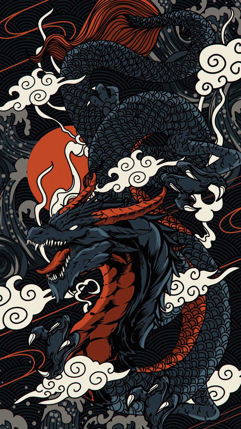 Mighty Dragon iPhone Wallpaper HD