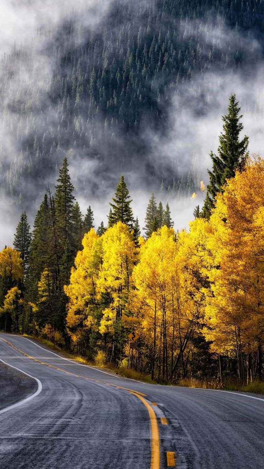 Million Dollar Highway Colorado USA iPhone Wallpaper HD