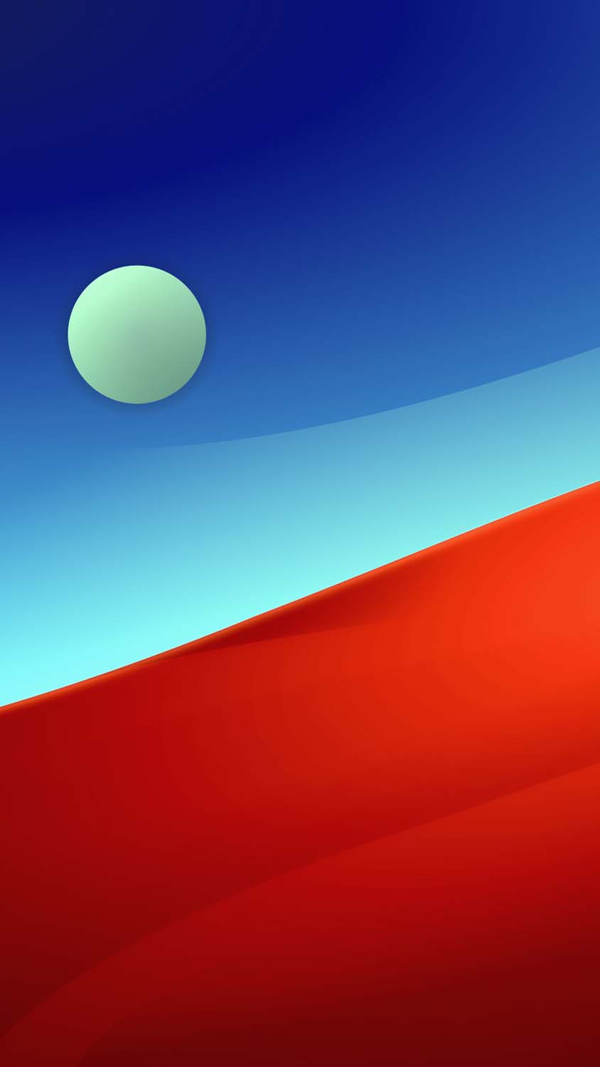 Moon Desert Minimal iPhone Wallpaper HD