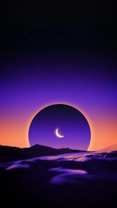 Moon Rise iPhone Wallpaper HD