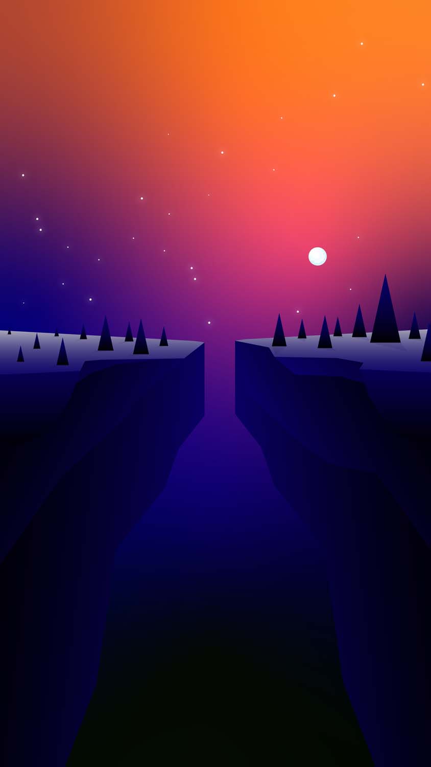Night at the Abyss iPhone Wallpaper HD