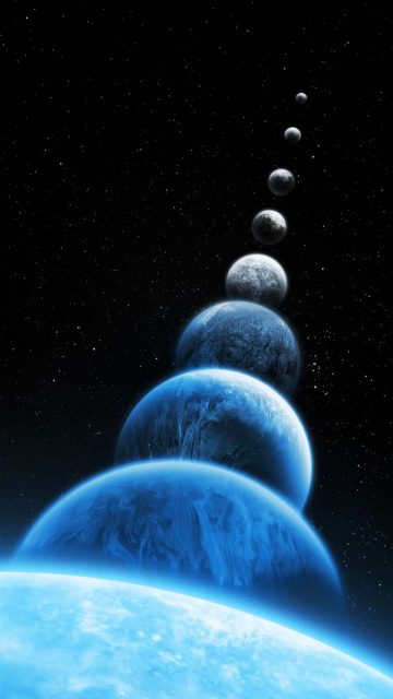 Planet Formation iPhone Wallpaper HD