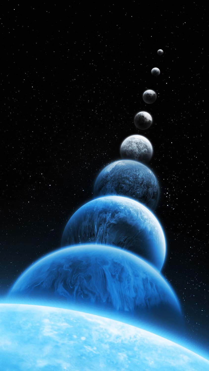 Planet Formation iPhone Wallpaper HD