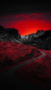 Red Valley iPhone Wallpaper HD