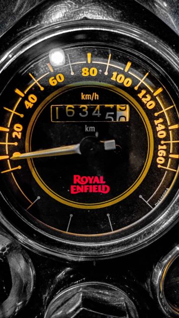 Royal Enfield Meter Console iPhone Wallpaper HD