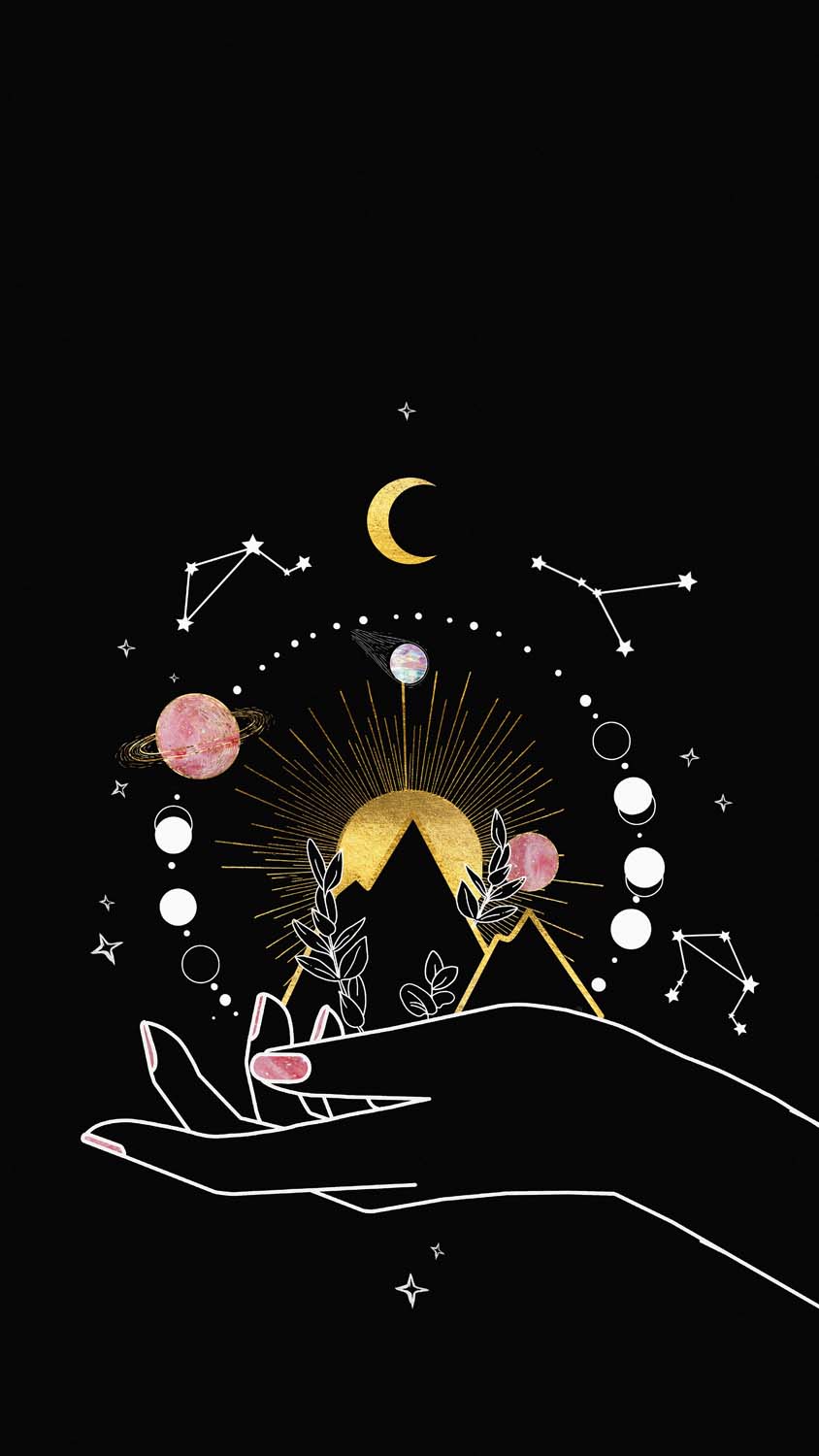 Space Elements iPhone Wallpaper HD