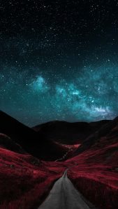 Space Night iPhone Wallpaper HD