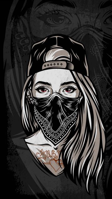 Tattoo Girl iPhone Wallpaper HD