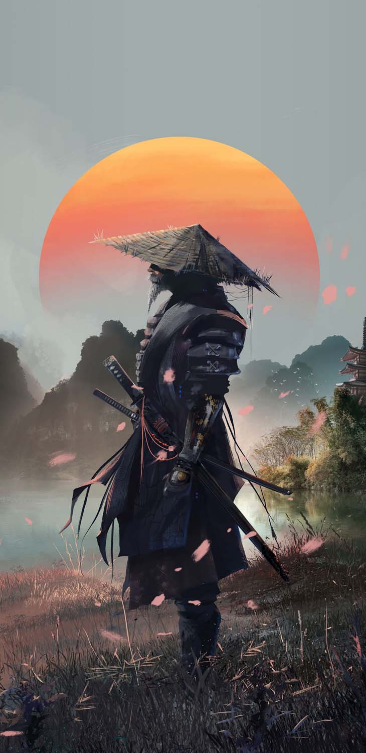 The Old Samurai iPhone Wallpaper HD
