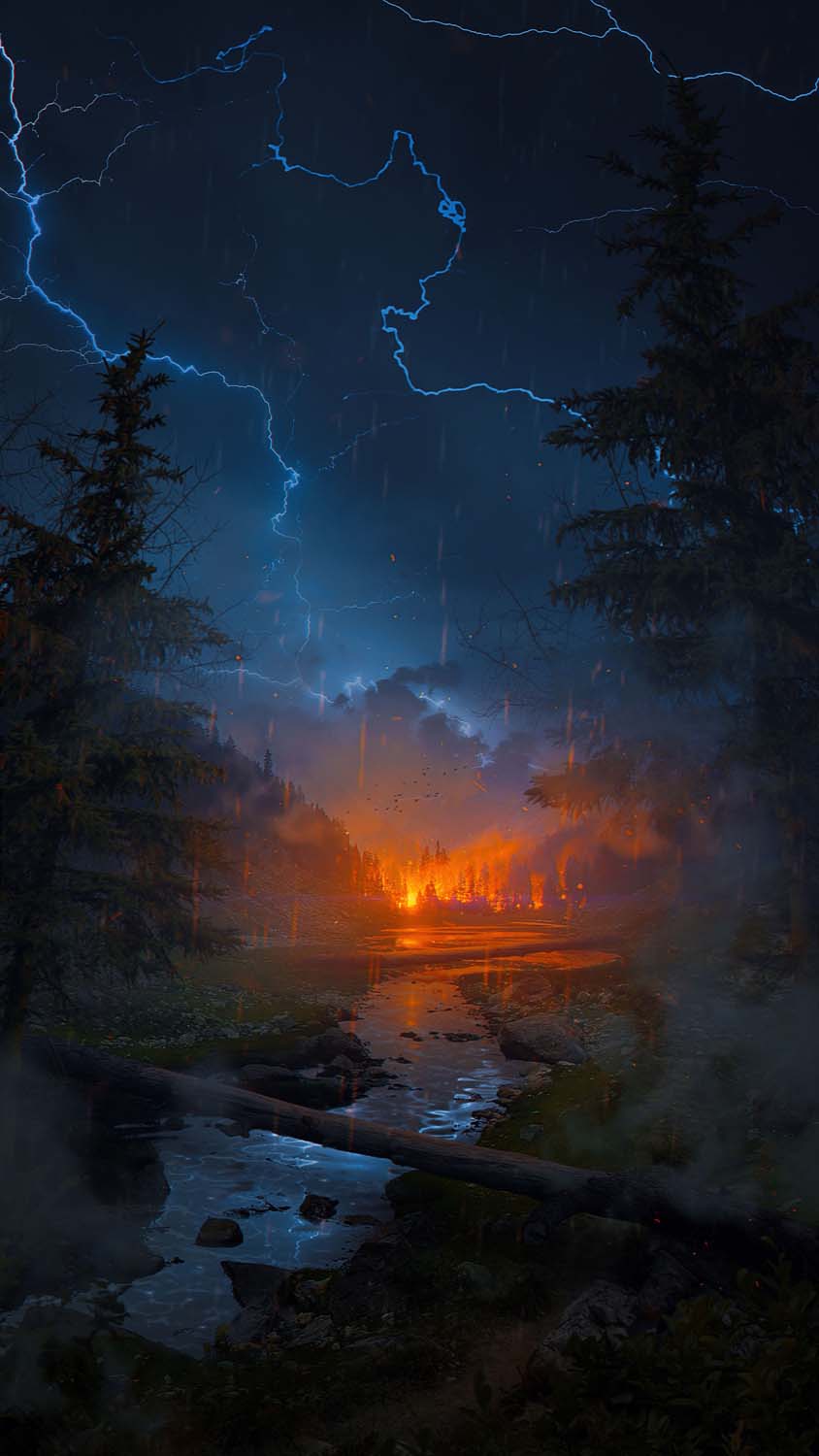 Thunderstorm iPhone Wallpaper HD