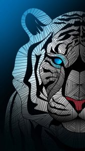 Tiger Art iPhone Wallpaper HD