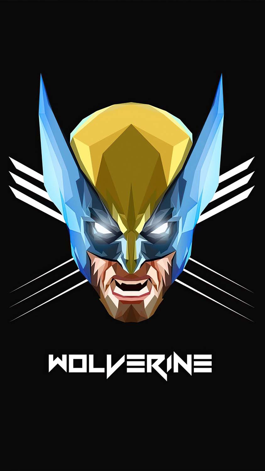 Wolverine minimalism iPhone Wallpaper HD